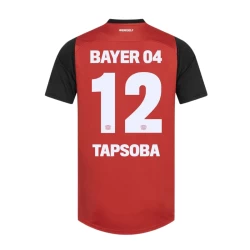 Bayer 04 Leverkusen Tapsoba #12 Fußballtrikot 2024-25 Heimtrikot Herren