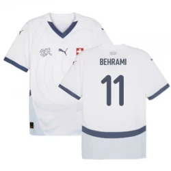 Behrami #11 Schweiz Fußballtrikots EM 2024 Auswärtstrikot Herren