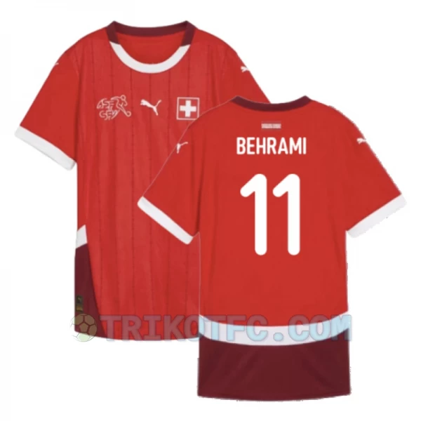 Behrami #11 Schweiz Fußballtrikots EM 2024 Heimtrikot Herren