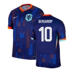 Bergkamp #10 Niederlande Fußballtrikot EM 2024 Auswärtstrikot Herren