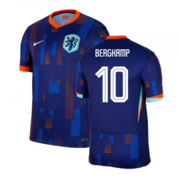 Bergkamp #10 Niederlande Fußballtrikots EM 2024 Auswärtstrikot Herren