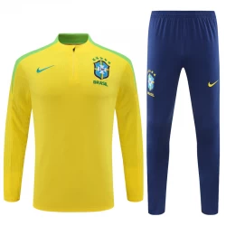 Brasilien Trainingsanzüge Sweatshirt 2024-25 Gelb Player Version