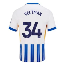 Brighton Hove Albion Veltman #34 Fußballtrikot 2024-25 Heimtrikot Herren