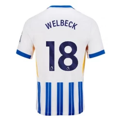 Brighton Hove Albion Welbeck #18 Fußballtrikot 2024-25 Heimtrikot Herren