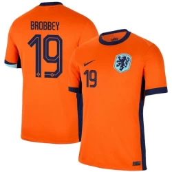 Brobbey #19 Niederlande Fußballtrikot EM 2024 Heimtrikot Herren