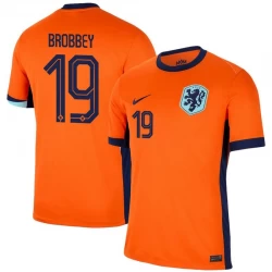 Brobbey #19 Niederlande Fußballtrikots EM 2024 Heimtrikot Herren