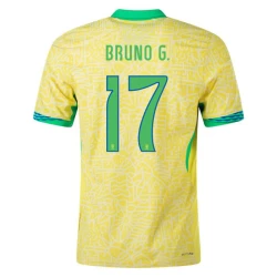 Bruno G. #17 Brasilien Fußballtrikot Copa America 2024 Heimtrikot Herren