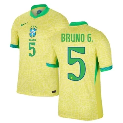 Bruno G. #5 Brasilien Fußballtrikot Copa America 2024 Heimtrikot Herren