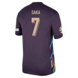 Bukayo Saka #7 England Fußballtrikot EM 2024 Auswärtstrikot Herren