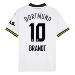 BVB Borussia Dortmund Fußballtrikot Brandt #10 2024-25 Ausweichtrikot Herren