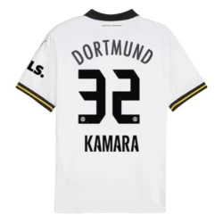 BVB Borussia Dortmund Fußballtrikot Kamara #32 2024-25 Ausweichtrikot Herren