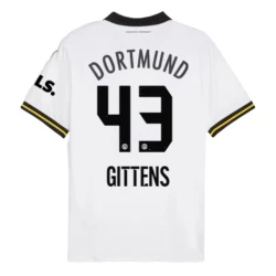 BVB Borussia Dortmund Gittens #43 Fußballtrikot 2024-25 Heimtrikot Herren