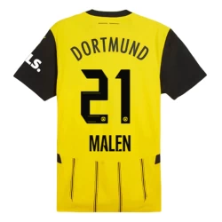 BVB Borussia Dortmund Malen #21 Fußballtrikot 2024-25 Heimtrikot Herren