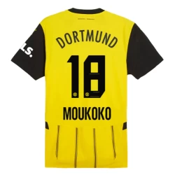 BVB Borussia Dortmund Moukoko #18 Fußballtrikots 2024-25 Heimtrikot Herren