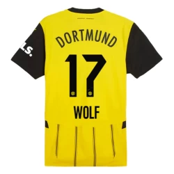 BVB Borussia Dortmund Wolf #17 Fußballtrikot 2024-25 Heimtrikot Herren