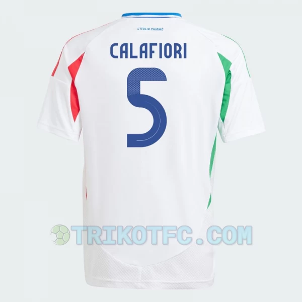 Calafiori #5 Italien Fußballtrikots EM 2024 Auswärtstrikot Herren