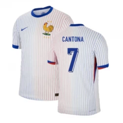 Cantona #7 Frankreich Fußballtrikots EM 2024 Auswärtstrikot Herren