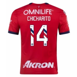 CD Guadalajara Chicharito #14 Fußballtrikot 2023-24 Heimtrikot Herren