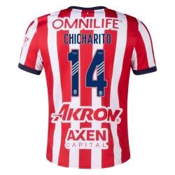 CD Guadalajara Chicharito #14 Fußballtrikot 2024-25 Heimtrikot Herren