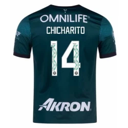 CD Guadalajara Fußballtrikot Chicharito #14 2023-24 Ausweichtrikot Herren