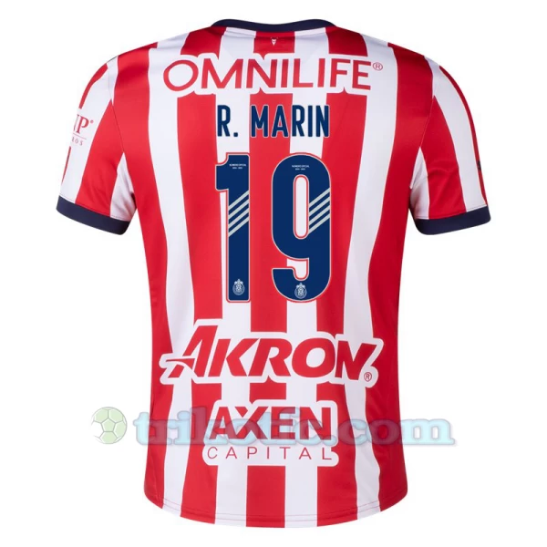 CD Guadalajara R. Marin #19 Fußballtrikot 2024-25 Heimtrikot Herren