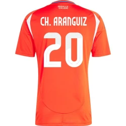 Ch. Aranguiz #20 Chile Fußballtrikot Copa America 2024 Heimtrikot Herren