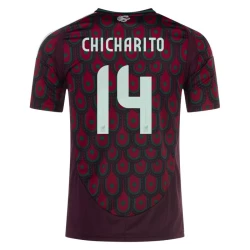 Chicharito #14 Mexiko Fußballtrikot Copa America 2024 Heimtrikot Herren