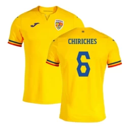 Chiriches #6 Rumänien Fußballtrikot EM 2024 Heimtrikot Herren