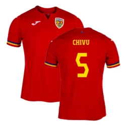 Chivu #5 Rumänien Fußballtrikot EM 2024 Auswärtstrikot Herren