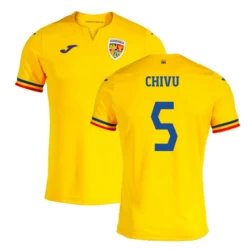 Chivu #5 Rumänien Fußballtrikot EM 2024 Heimtrikot Herren