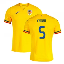 Chivu #5 Rumänien Fußballtrikots EM 2024 Heimtrikot Herren