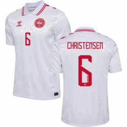 Christensen #6 Dänemark Fußballtrikot EM 2024 Auswärtstrikot Herren