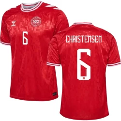 Christensen #6 Dänemark Fußballtrikot EM 2024 Heimtrikot Herren