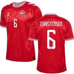 Christensen #6 Dänemark Fußballtrikots EM 2024 Heimtrikot Herren