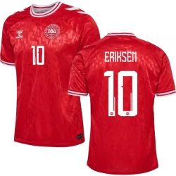 Christian Eriksen #10 Dänemark Fußballtrikots EM 2024 Heimtrikot Herren