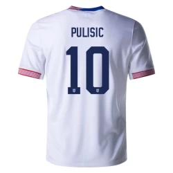 Christian Pulisic #10 USA Fußballtrikot Copa America 2024 Heimtrikot Herren