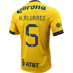 Club América K. Alvarez #5 Fußballtrikot 2024-25 Heimtrikot Herren