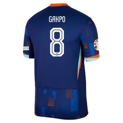 Cody Gakpo #8 Niederlande Fußballtrikot EM 2024 Auswärtstrikot Herren