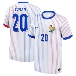 Coman #20 Frankreich Fußballtrikot EM 2024 Auswärtstrikot Herren