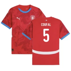 Coufal #5 Tschechien Fußballtrikot EM 2024 Heimtrikot Herren