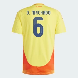 D. Machado #6 Kolumbien Fußballtrikot Copa America 2024 Heimtrikot Herren