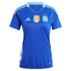 Damen Argentinien Fußballtrikot Copa America 2024 Auswärtstrikot