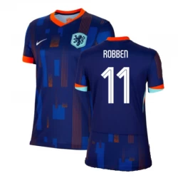 Damen Arjen Robben #11 Niederlande Fußballtrikots EM 2024 Auswärtstrikot