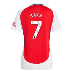 Damen Arsenal FC Bukayo Saka #7 Fußballtrikot 2024-25 Heimtrikot