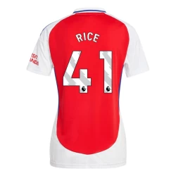 Damen Arsenal FC Declan Rice #41 Fußballtrikot 2024-25 Heimtrikot