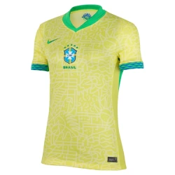 Damen Brasilien Fußballtrikot Copa America 2024 Heimtrikot