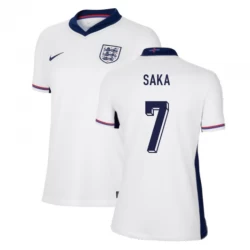 Damen Bukayo Saka #7 England Fußballtrikots EM 2024 Heimtrikot