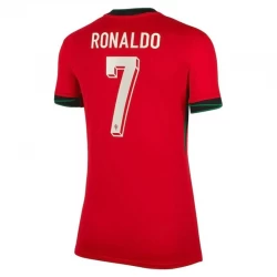 Damen Cristiano Ronaldo #7 Portugal Fußballtrikots EM 2024 Heimtrikot