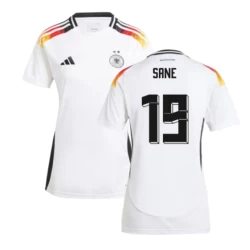 Damen Leroy Sané #19 Deutschland Fußballtrikot EM 2024 Heimtrikot