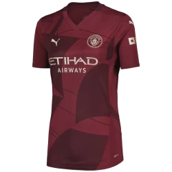 Damen Manchester City Fußballtrikot 2024-25 Ausweichtrikot